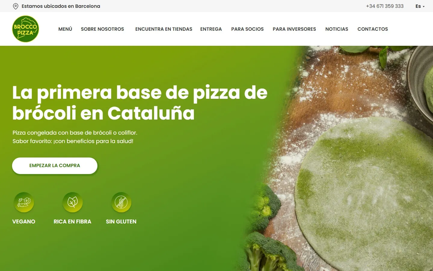 Кейс BroccoPizza: Разработка FoodTech платформы. Интерфейс панели управления и мобильного приложения.